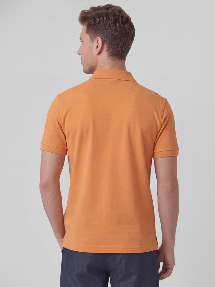 Men's 100% Organic Cotton Regular Fit Tshirt Orange