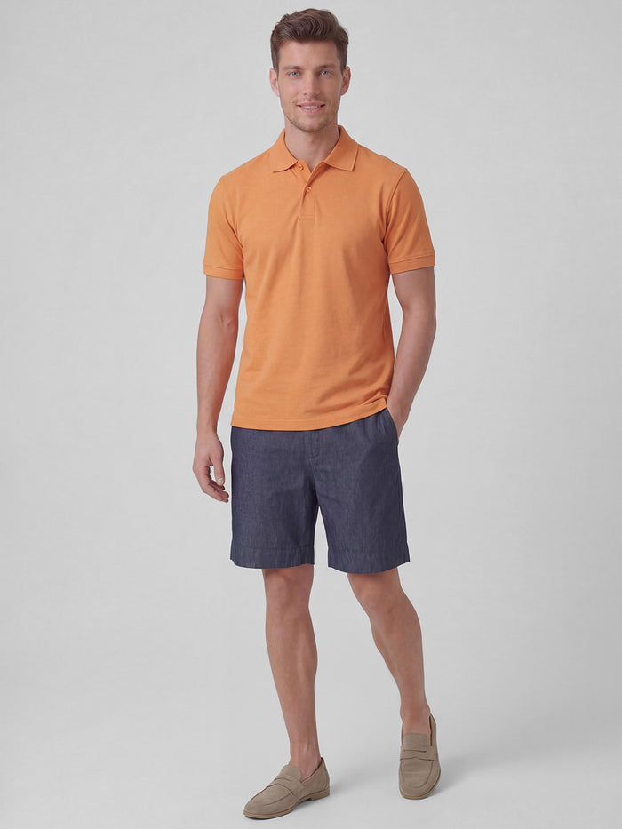 Men's 100% Organic Cotton Regular Fit Tshirt Orange