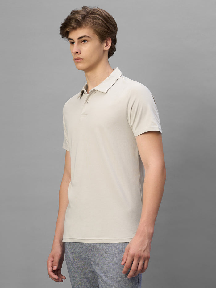 Men's Natural Cotton Bamboo Elastane Regular Fit Tshirt