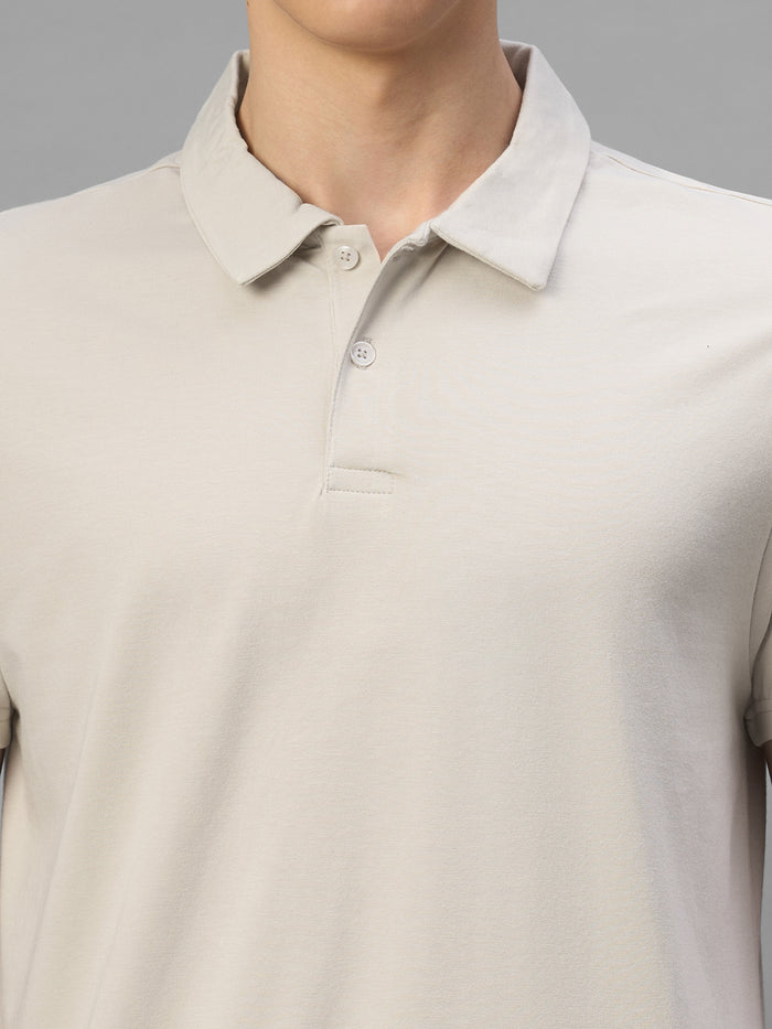 Men's Natural Cotton Bamboo Elastane Regular Fit Tshirt