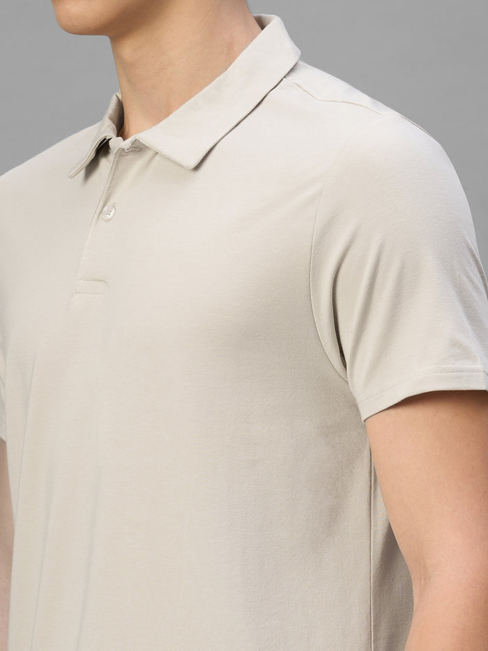 Men's Natural Cotton Bamboo Elastane Regular Fit Tshirt