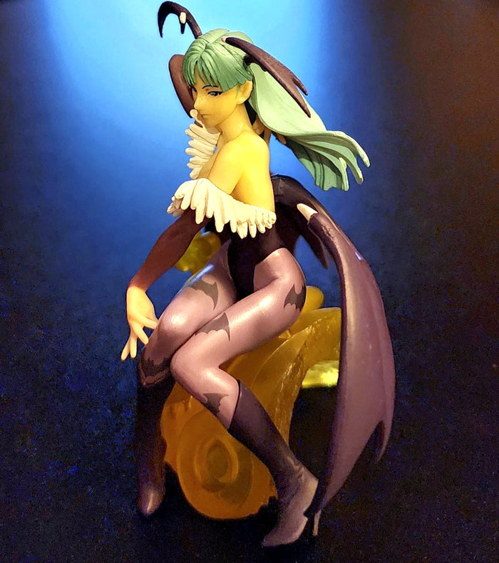 Morrigan Aensland Namco × Capcom Bandai Gashapon Figure (with Huitzil / Phobos Base)