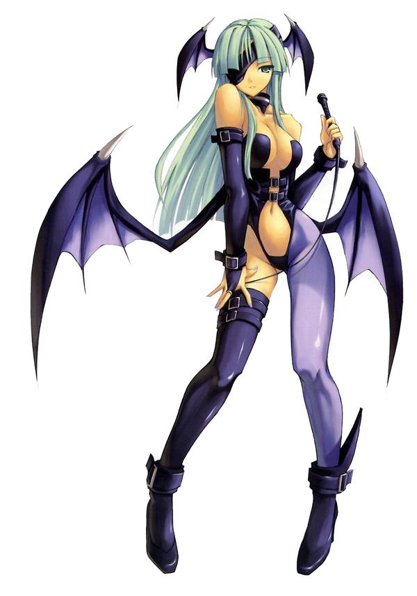 Morrigan Alt. Outfit Yujin Part 3 SR Series Gashapon Figure (Eye Patch Version)