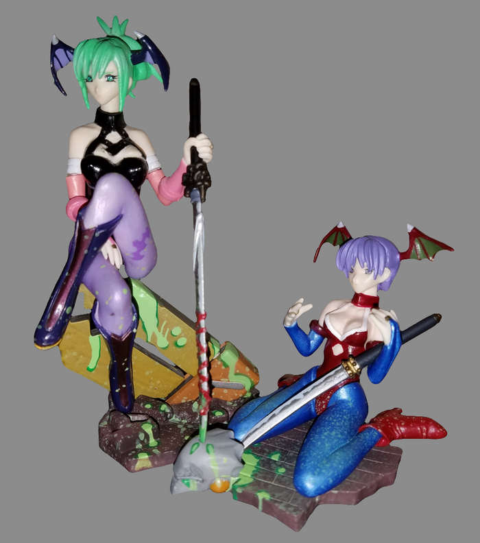 Morrigan "Samurai" Crimson Tears Darkstalkers Yujin SR Figure