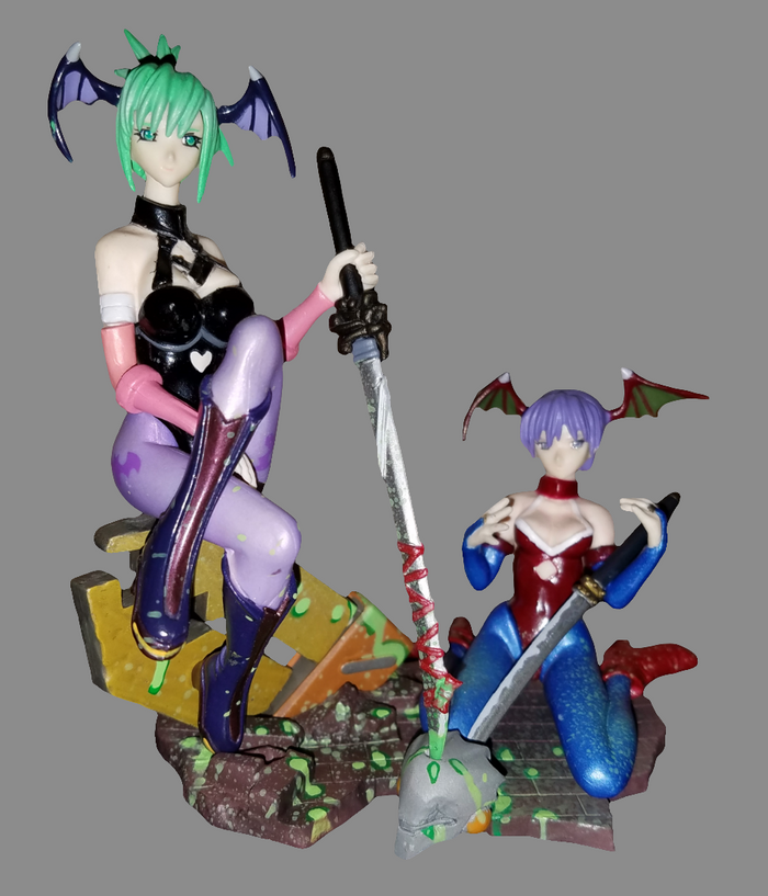 Morrigan "Samurai" Crimson Tears Darkstalkers Yujin SR Figure