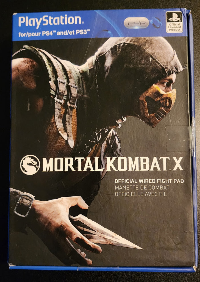 Mortal Kombat X Official Wired Fightpad for PS4 / PS3 (Open Box)