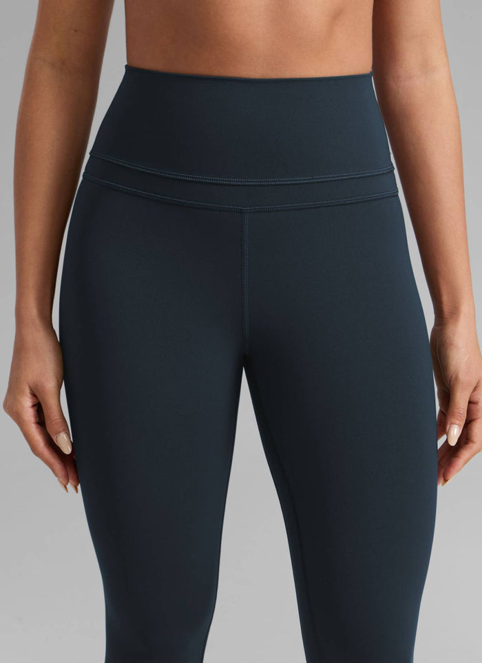 CRZ YOGA Women's Yoga Train High Rise Nakedfeel Leggings 25" 7/8 Pants True Navy