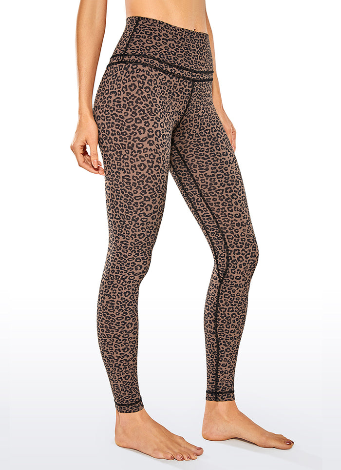 CRZ YOGA Women's Yoga Train High Rise Tall Nakedfeel Leggings 28'' Leopard-print 2