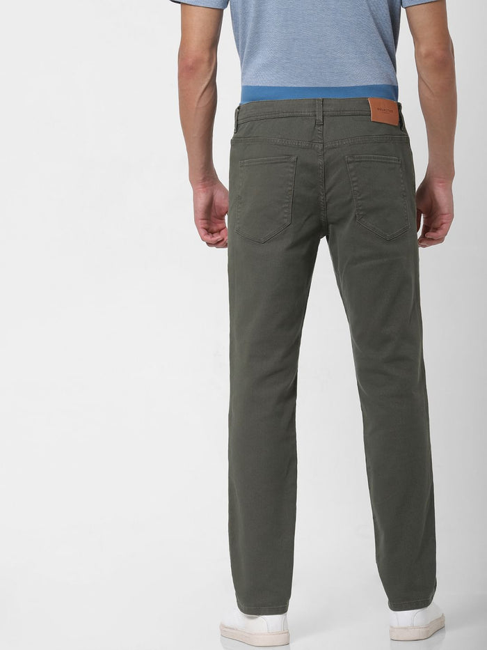 Olive Slim Fit Chinos