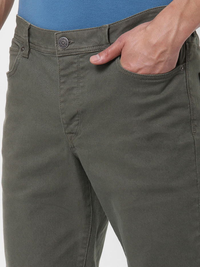 Olive Slim Fit Chinos