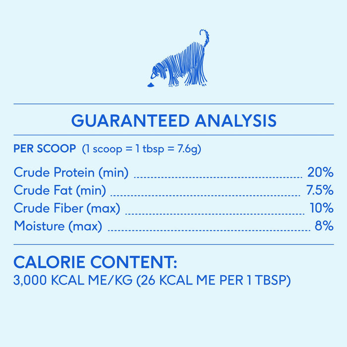 Organic Pumpkin Fiber Powder, Digestive Supplement for Dogs: 8 oz