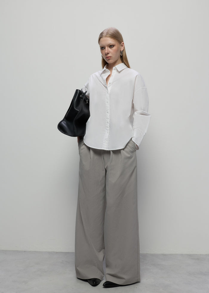 OVERSIZED-FIT COTTON SHIRT