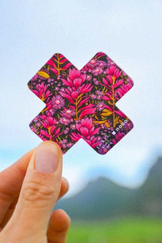 Paintbrush + Asters X // 2.5x2.5” Repair Patch
