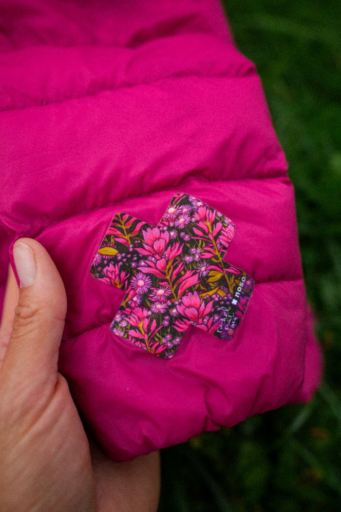 Paintbrush + Asters X // 2.5x2.5” Repair Patch