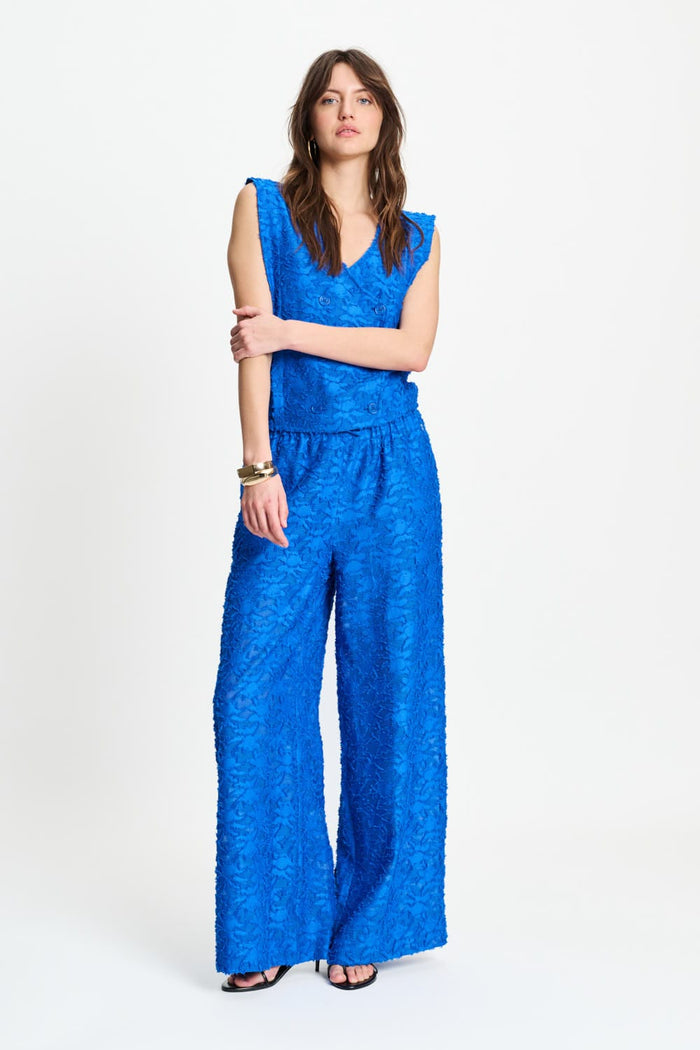 POM Amsterdam Pants Blue / 34 PANTS - Ocean Blue Jacquard