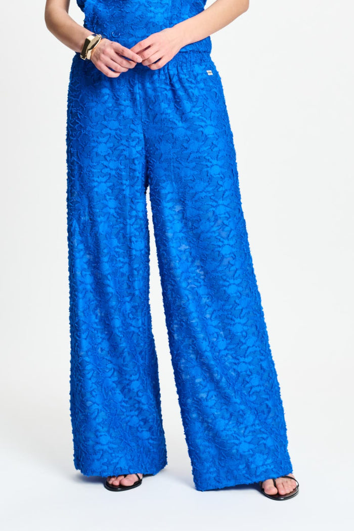 POM Amsterdam Pants PANTS - Ocean Blue Jacquard
