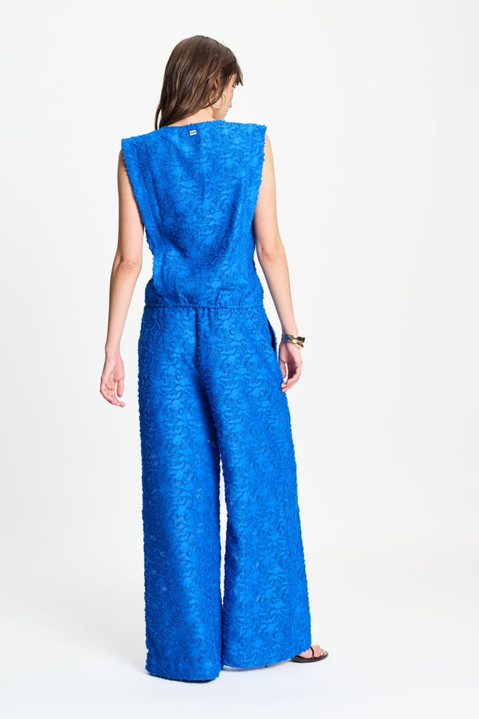 POM Amsterdam Pants PANTS - Ocean Blue Jacquard