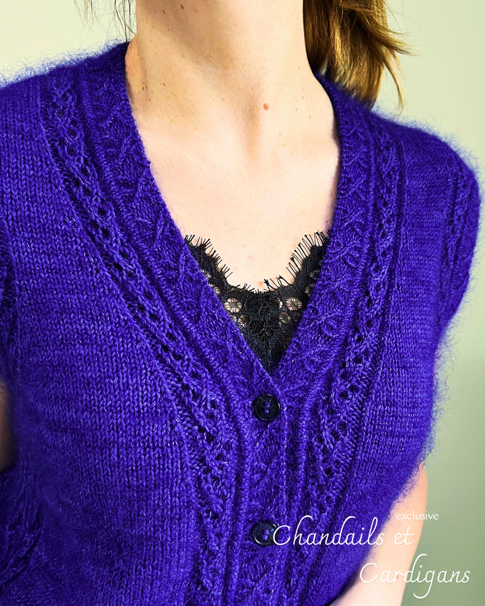 Patron de tricot ATHEN CRADIGAN PDF -(sans couture)