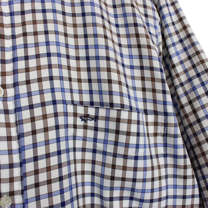 Paul &amp; Shark Multicoloured Check Long Sleeve Cotton Shirt