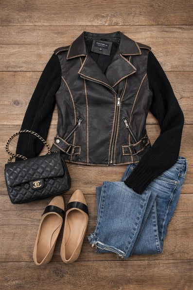 Phoenix Fusion Biker Jacket - Born To Glam