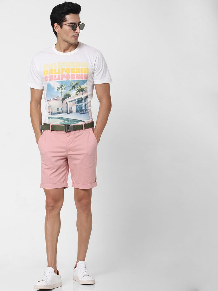 Pink Chino Shorts