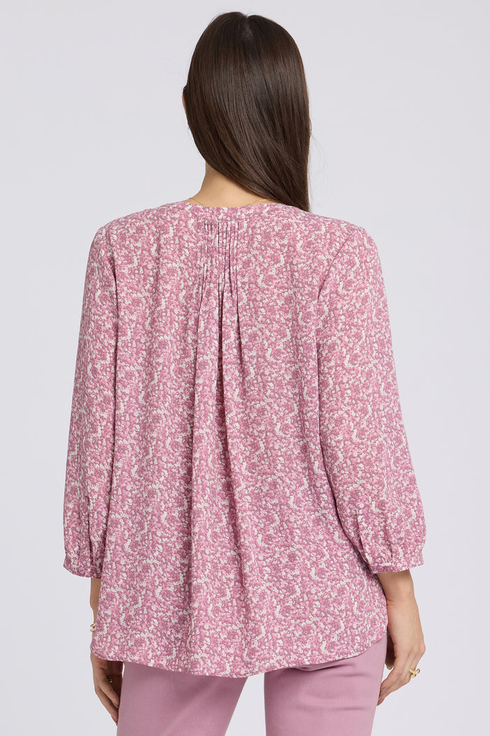 Pintuck Blouse - Destiny Ditsy