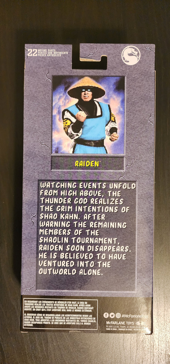 Raiden Mortal Kombat Klassic McFarlane 2025 Action Figure