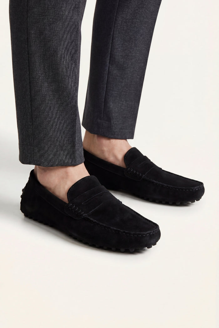 Ravino Driver Loafer Black