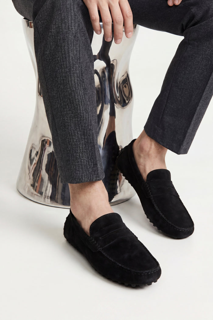 Ravino Driver Loafer Black