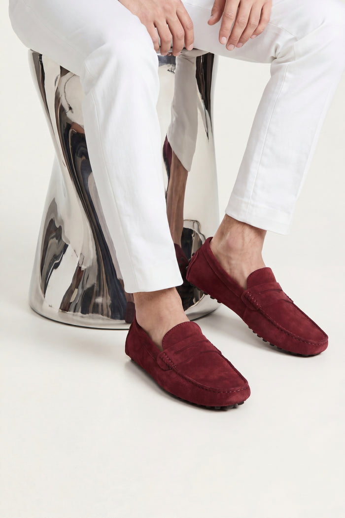 Ravino Driver Loafer Burgundy