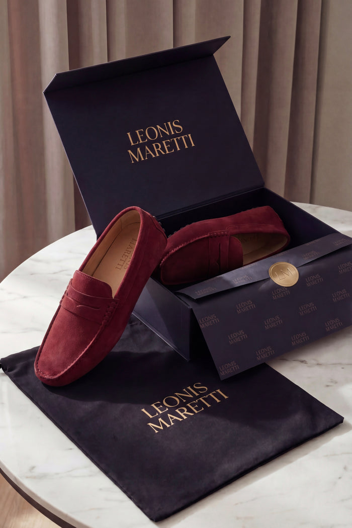 Ravino Driver Loafer Burgundy