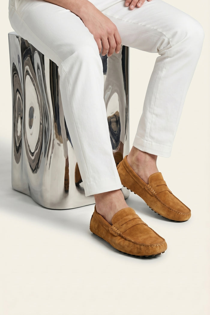 Ravino Driver Loafer Light Brown