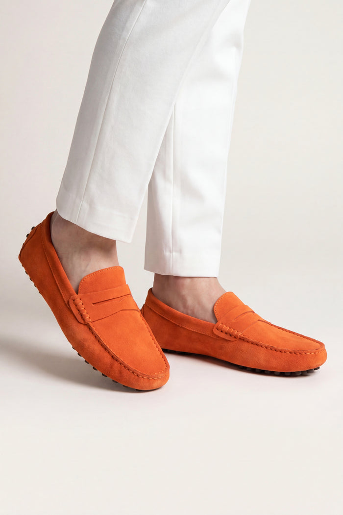 Ravino Driver Loafer Orange