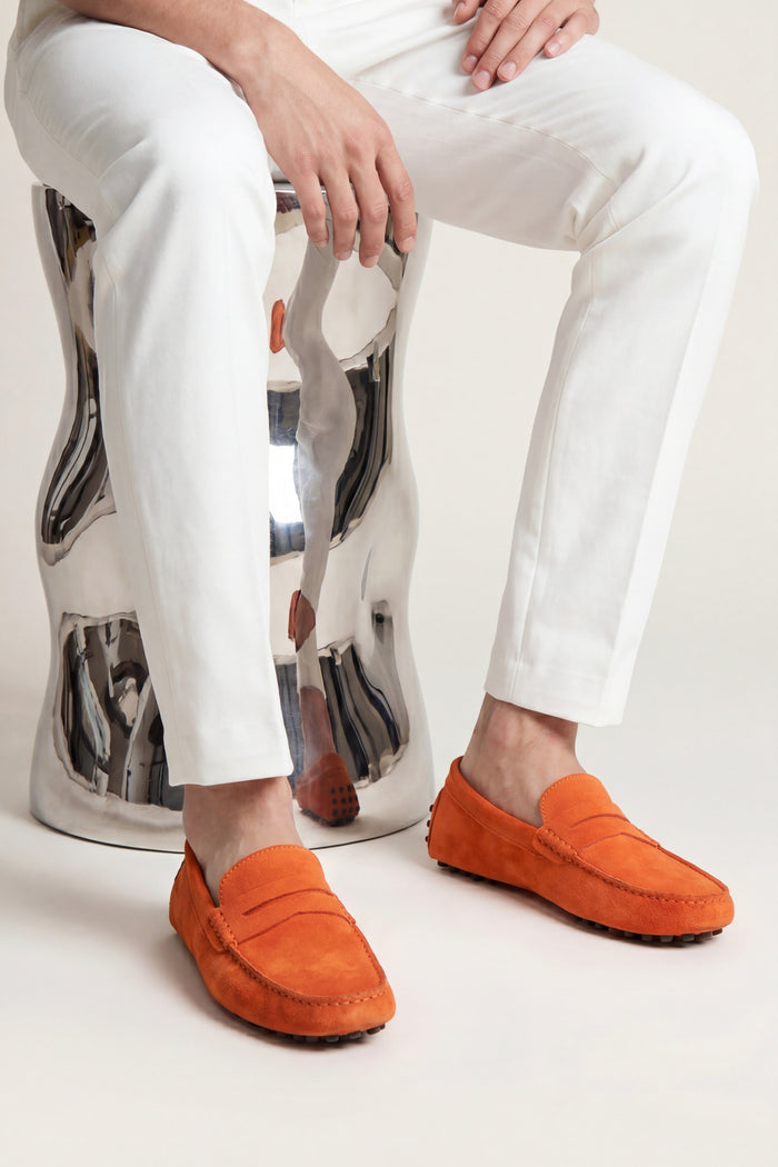 Ravino Driver Loafer Orange