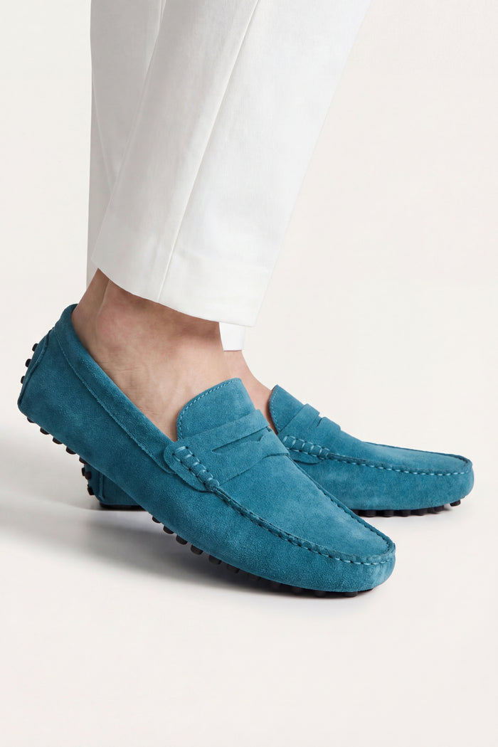 Ravino Driver Loafer Teal