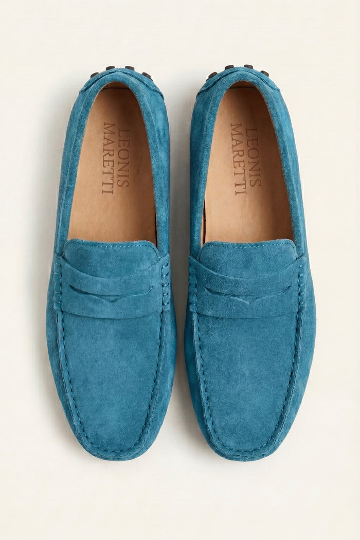 Ravino Driver Loafer Teal