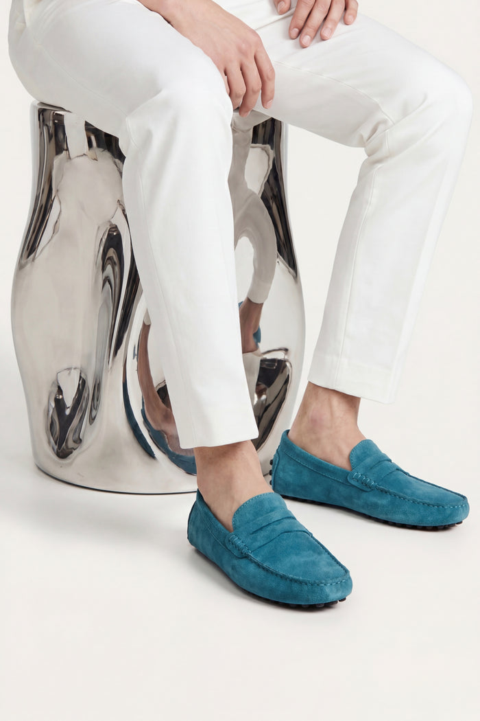 Ravino Driver Loafer Teal