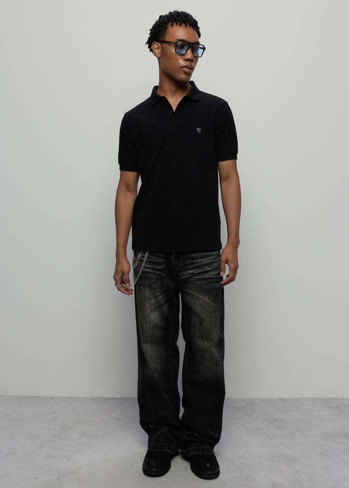REGULAR FIT PIQUE POLO