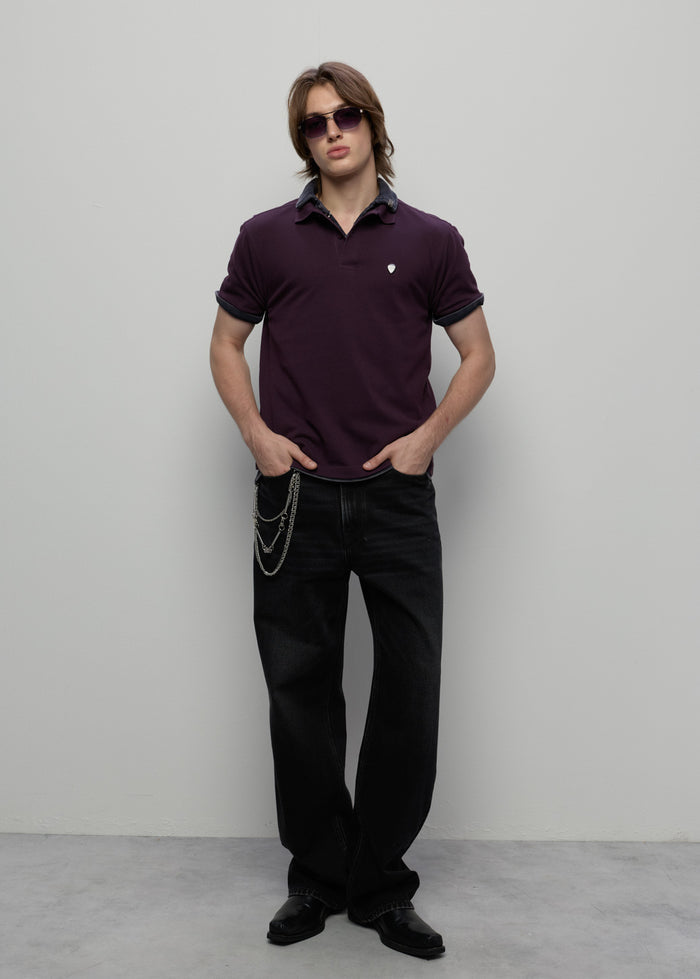 REGULAR FIT PIQUE POLO