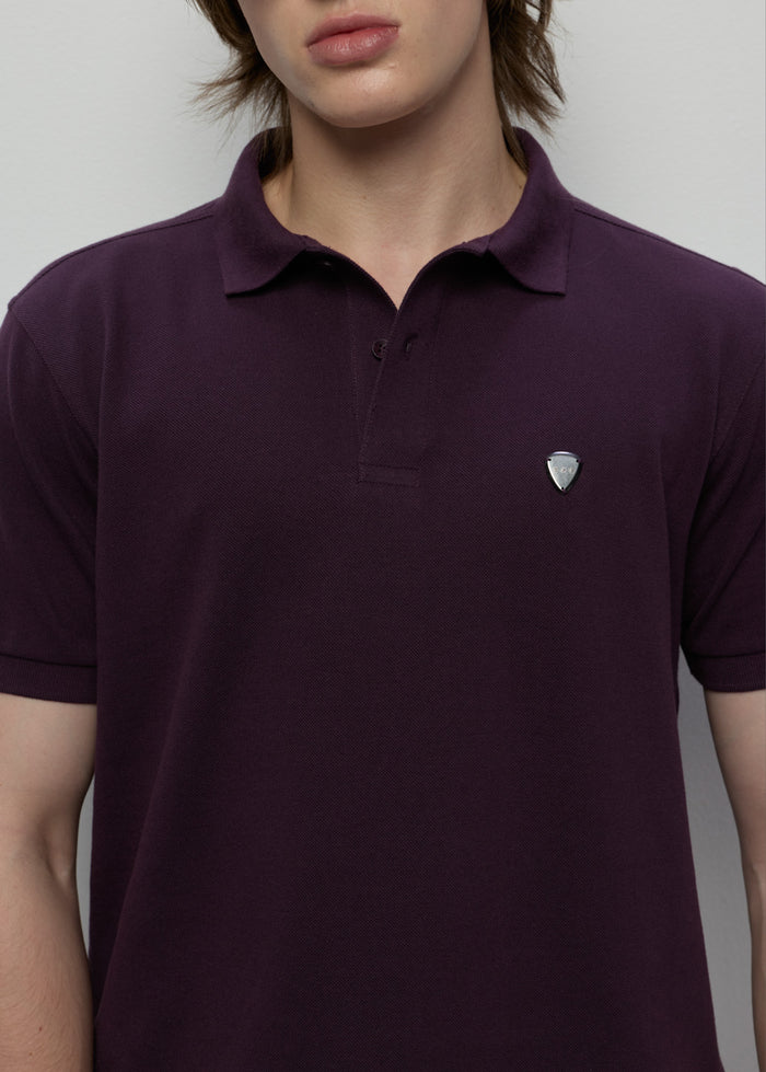 REGULAR FIT PIQUE POLO