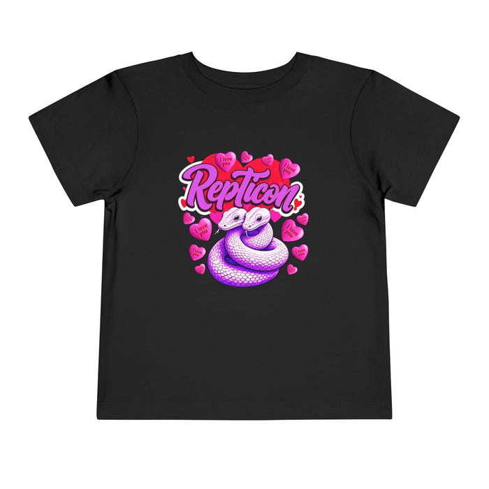 Repticon Toddler Short Sleeve Tee w/ Valentine Snakes