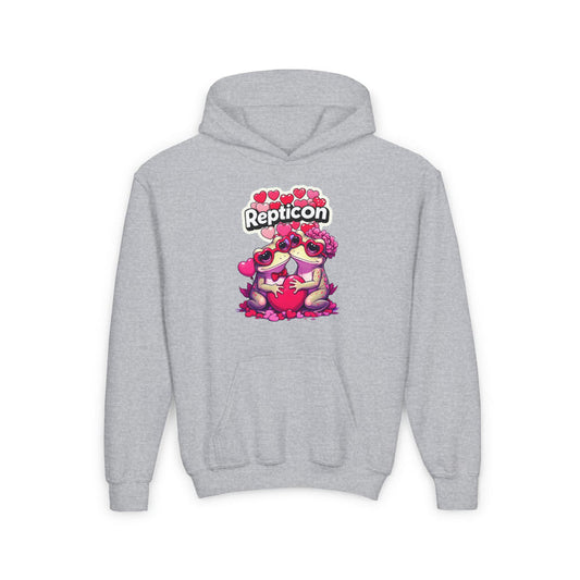 Repticon Youth Heavy Blend Hooded Sweatshirt w/ Valentine Toads