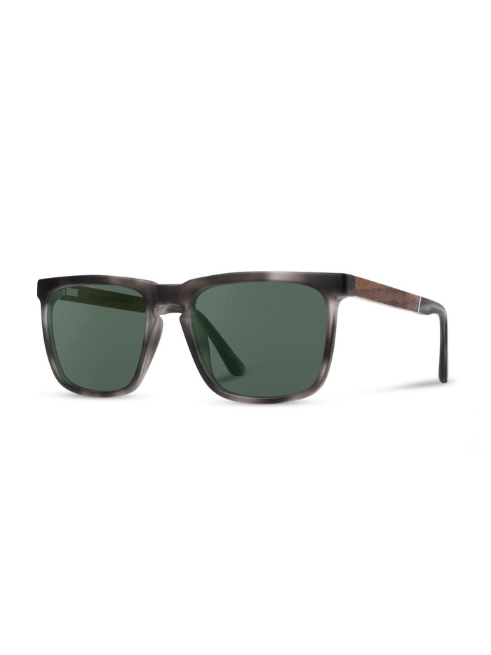 Ridge Matte Pearl Grey // Walnut - HD Plus Polarized G15