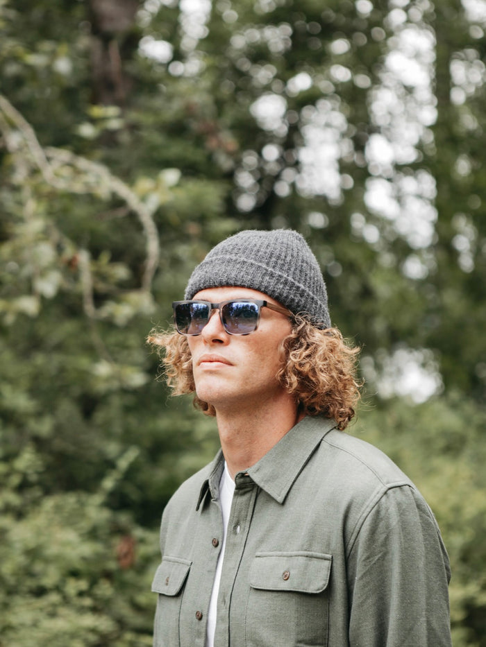 Ridge Matte Pearl Grey // Walnut - HD Plus Polarized G15