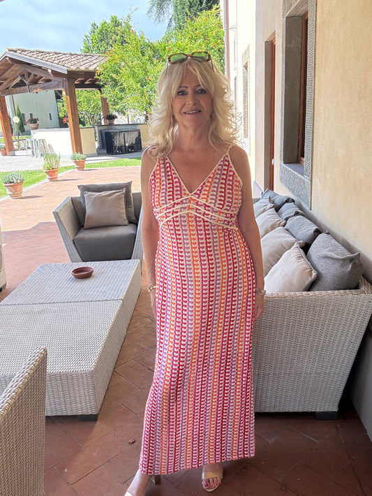 Rizzoni Maxi Dress Red