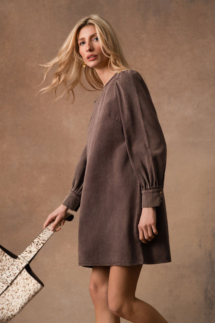Robe Célestine - Choco