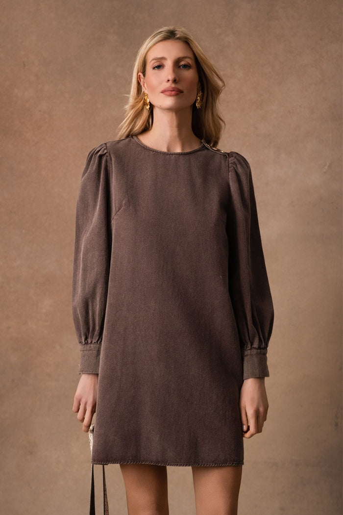 Robe Célestine - Choco
