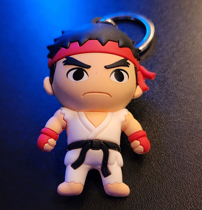Ryu Street Fighter 6 Chibi Character Keychain Figure