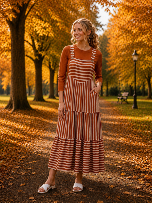 Sabrina Overall Jumper Dress