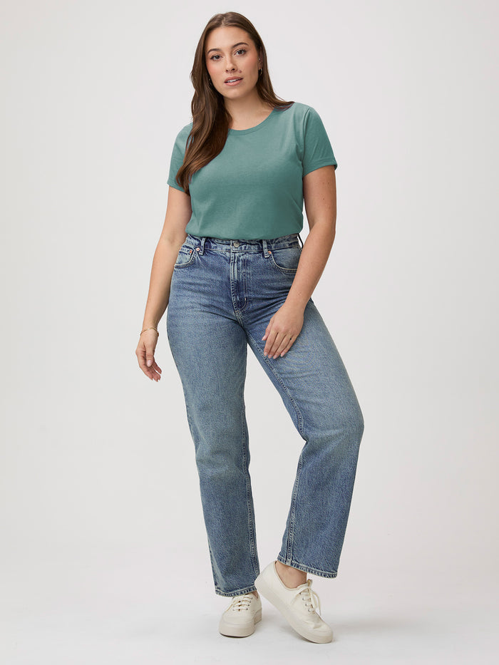 Pair with your favorite jeans # Sagebrush Tee with Blue Jeans | Women's Style at FCT
